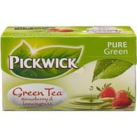 Pickwick grøn m/jordbær og citrongræs 20 breve